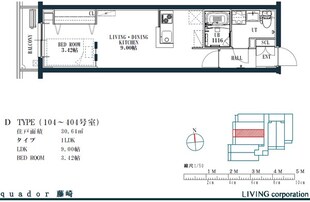 quador藤崎の物件間取画像